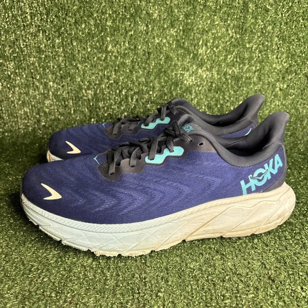 Hoka One One Arahi 6 Outer Space Men's Running Shoes Size 8.5 Blue‎ 1123194-OSBB